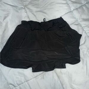 Lululemon Pace Rival Mid-Rise Skirt Short Black